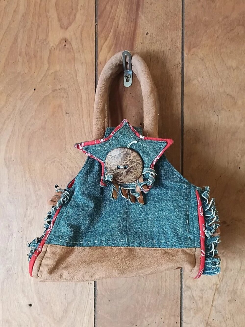 Vintage 2004 Club Libby Lu My Fancy Friend & Me Denim Patchwork Small Handbag